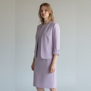Lavender Kasper dress & blazer suit
